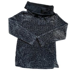 Sleepyheads cowlneck drawstring loungewear fleece  pullover